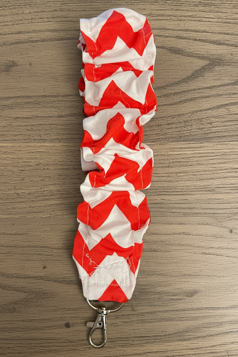 Scrunchie Key chain with swivel hook
