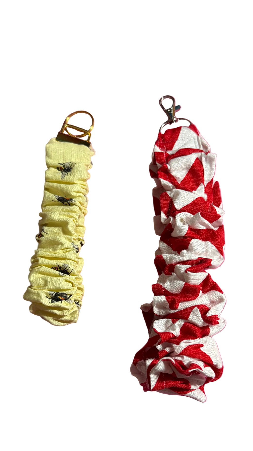 Scrunchie Key chain with swivel hook